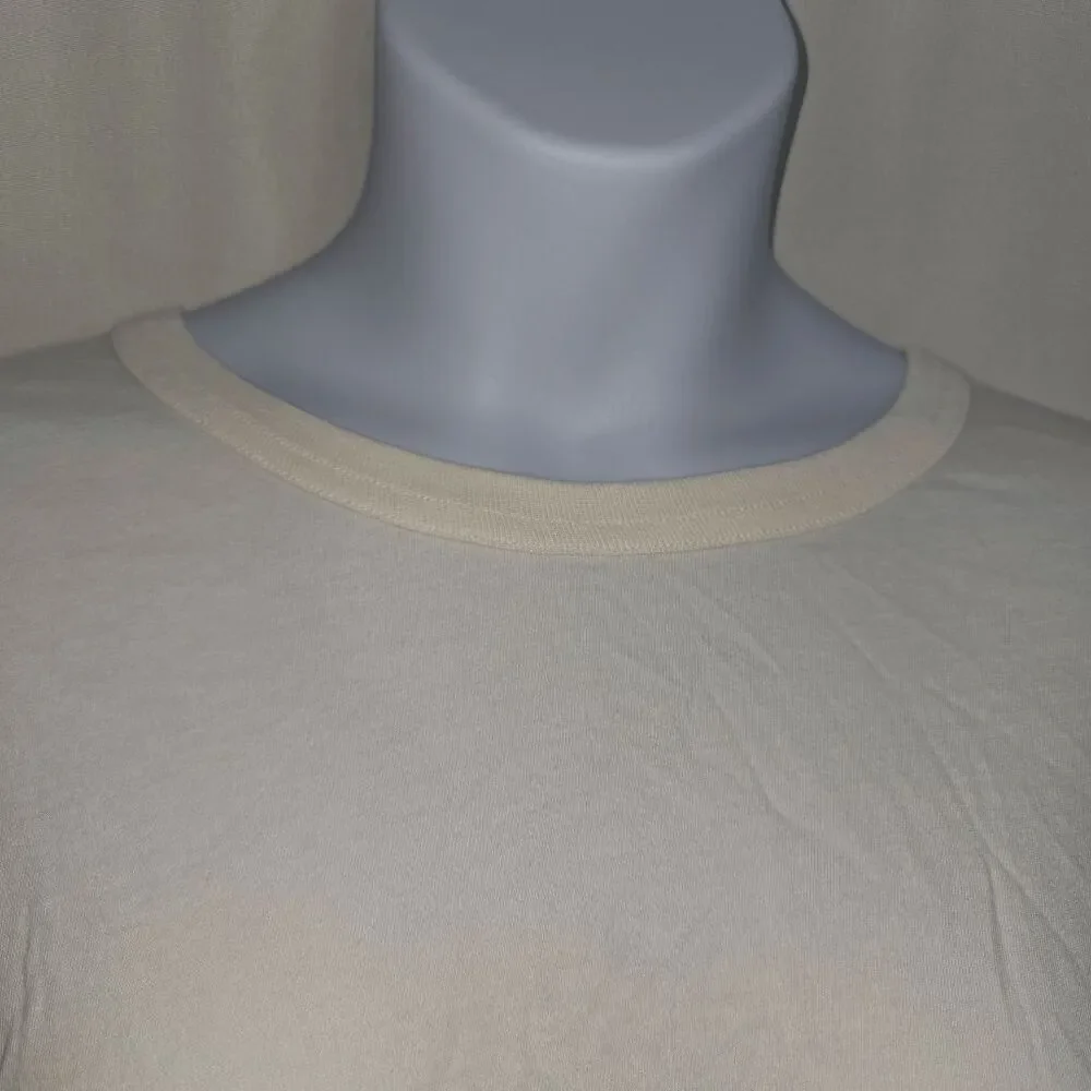 Madewell Crewneck Short Sleeve White T-Shirt 4X - Picture 4 of 5